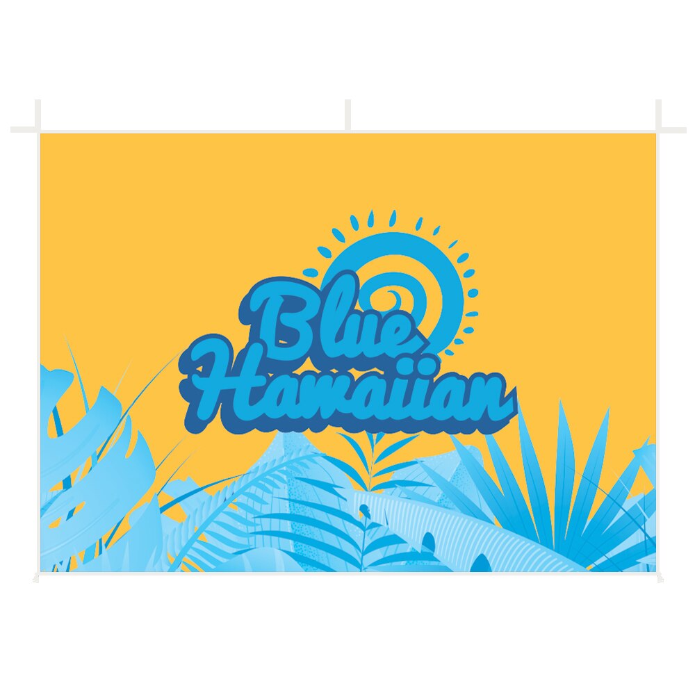 10 ft. Casita Aluminum Zipper — Graphic Only with White Trim / Wall